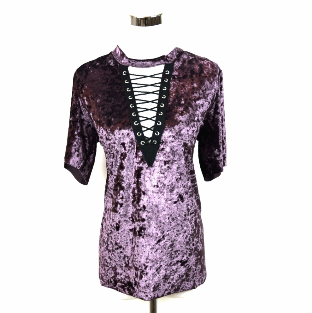 Almost Famous Velour Top